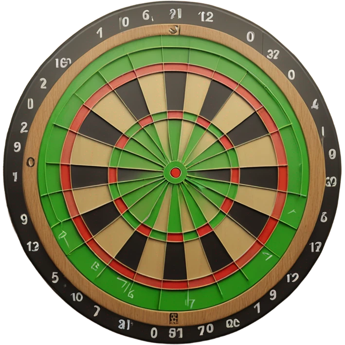 wooden dart board emoji