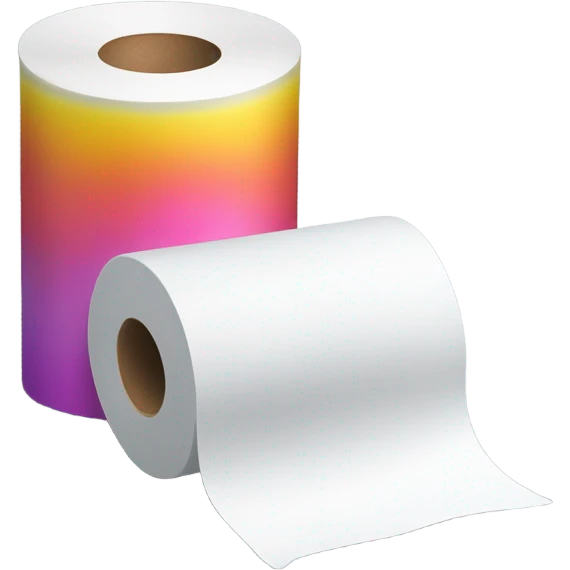 Lube bottle and Toilet paper roll emoji