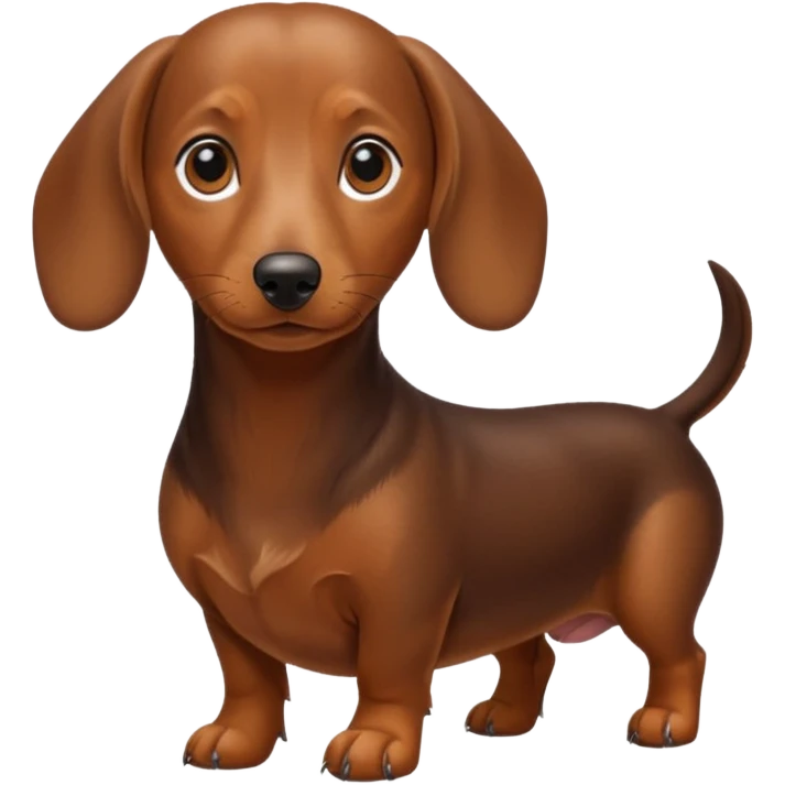 dachshund emoji