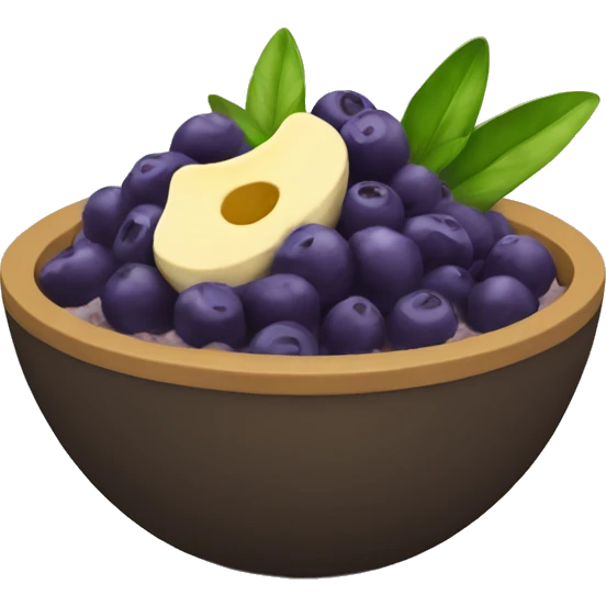 Açaí bowl emoji