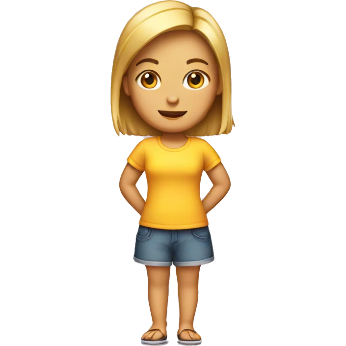 iphone girl emoji standing emoji