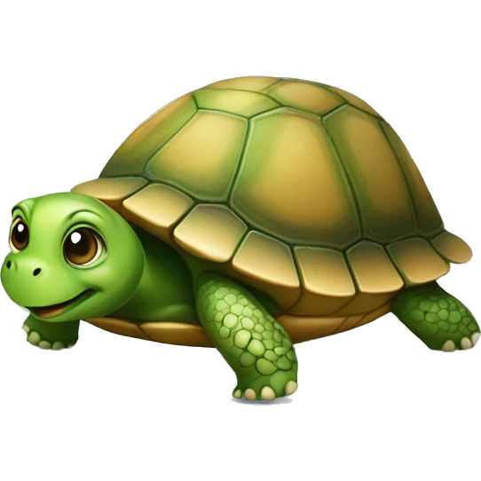 A cute little turtle with a to-do list with check mark emoji