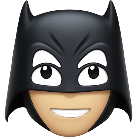 Hello kitty and Batman emoji