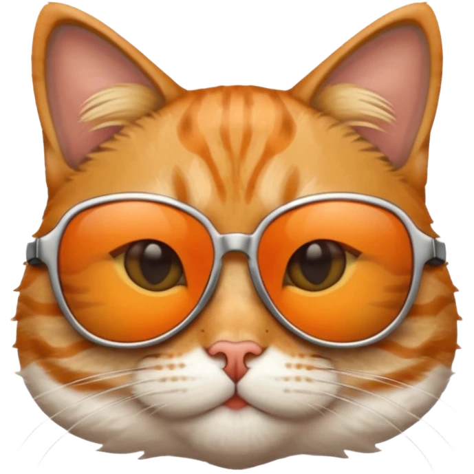 Cat wearing sunglasses emoji