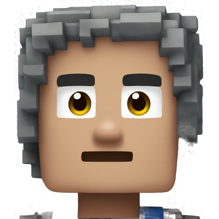 Steve in Minecraft emoji