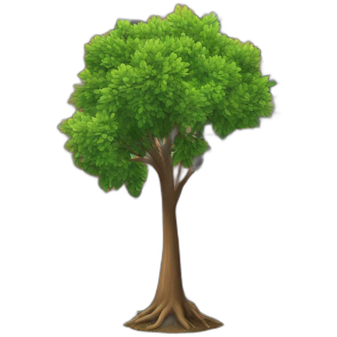 tiny tree growing in Brooklyn, New York emoji