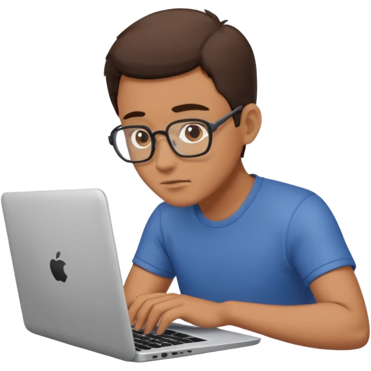 man using laptop emoji