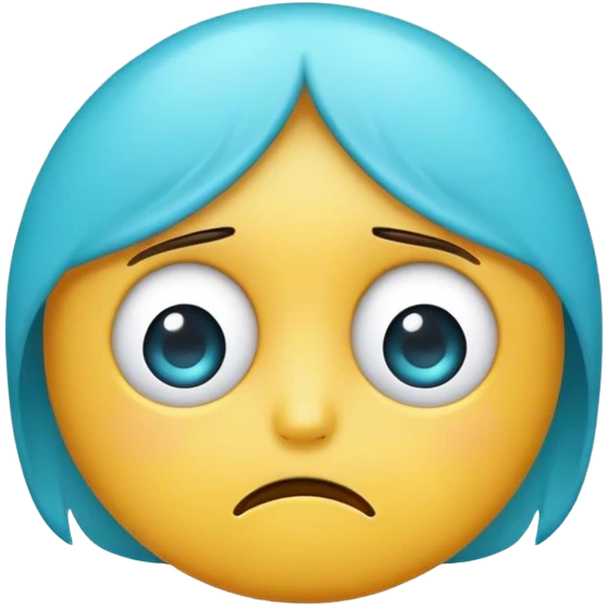 Cyan Emoji Sad emoji
