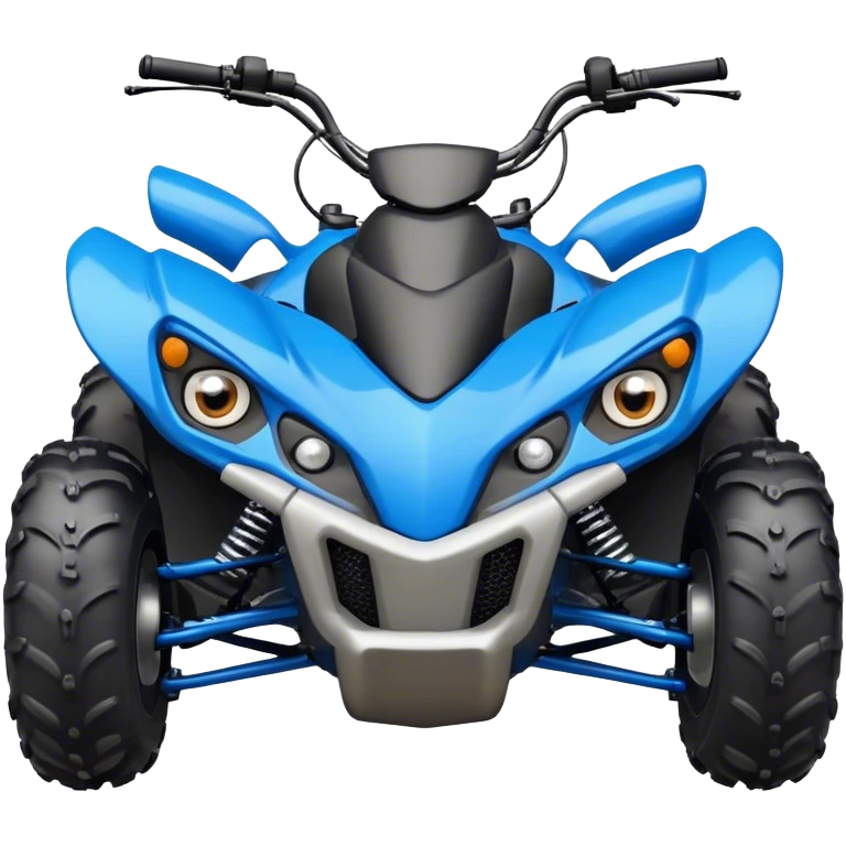 atv quad banshee front with a smile and eyes emoji