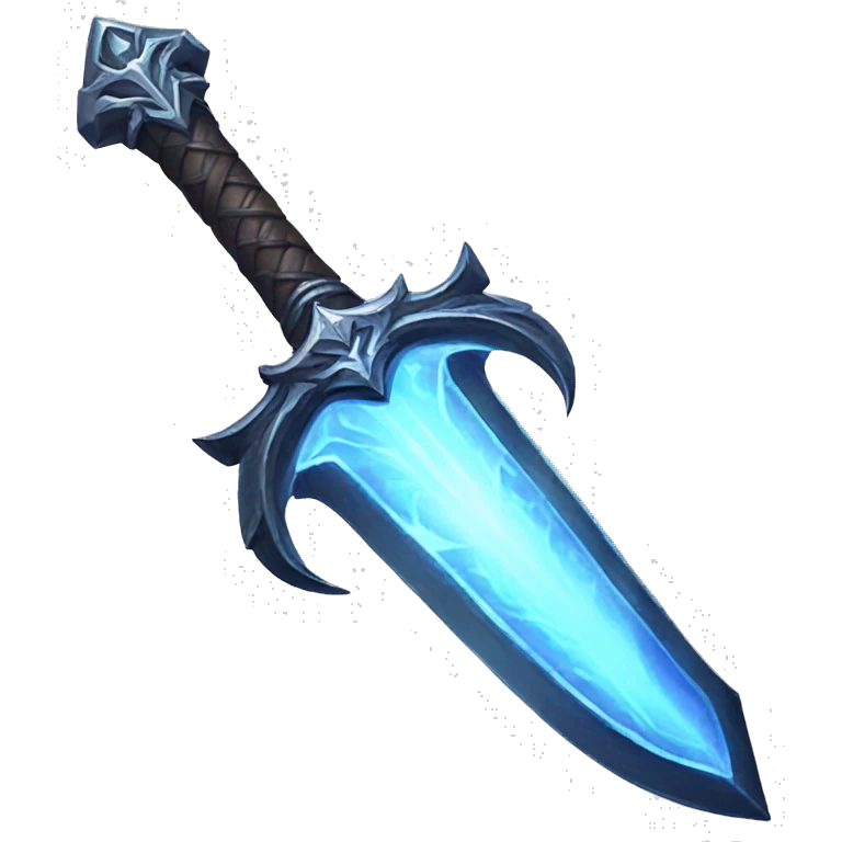 Blue glowing sword from ff14 emoji