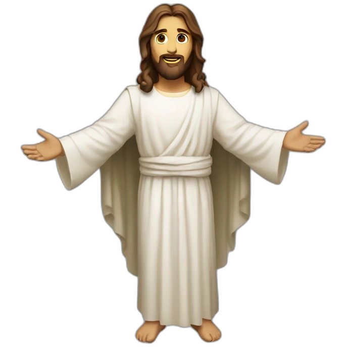 Jesucristo orando emoji