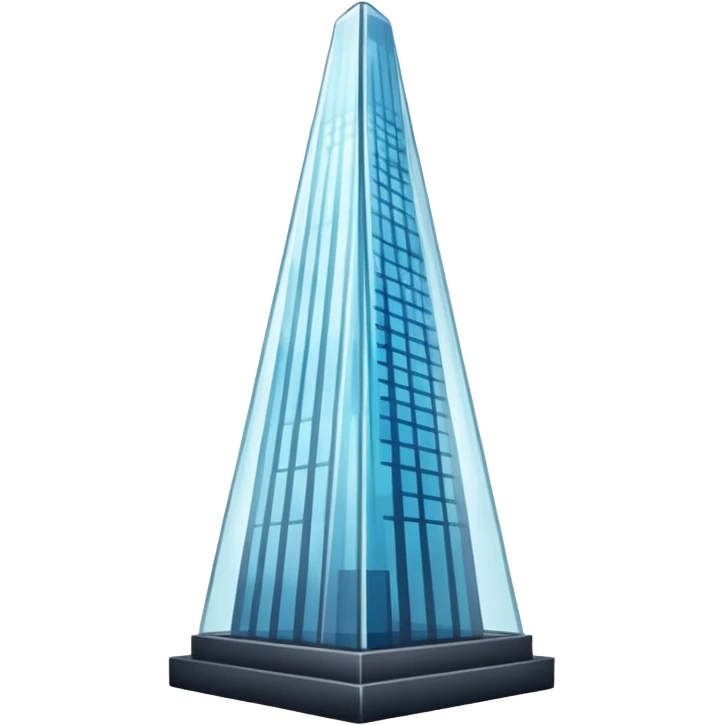 a glass tower
 emoji