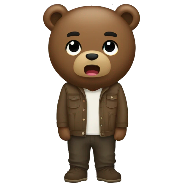 Kanye west bear emoji