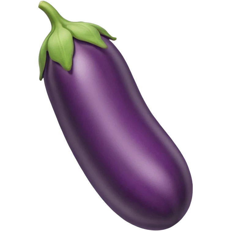 Egg plant between feet emoji