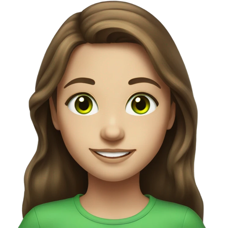 realistic portrait of girl emoji