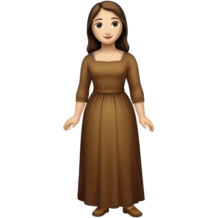Full body Mona Lisa painting emoji