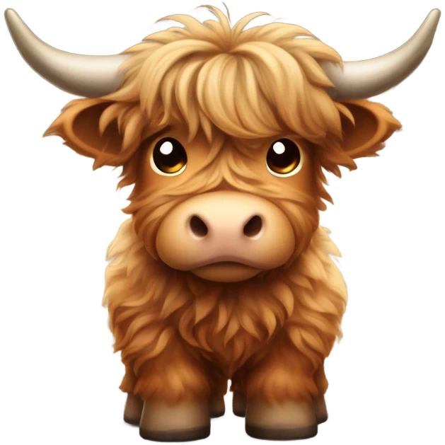baby highland cow  emoji