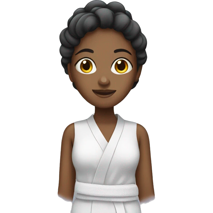Girl in spa emoji
