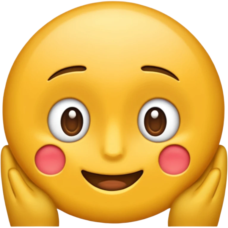 подарок коробочка блистящая  beige emoji
