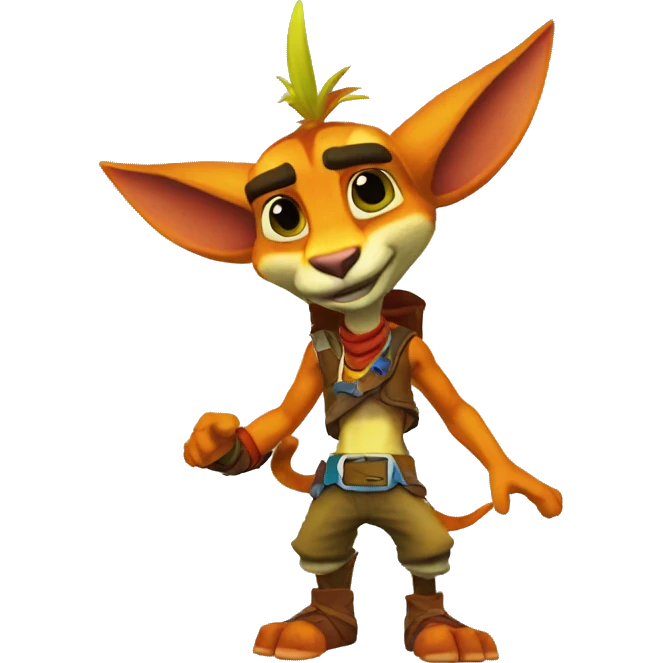 daxter from videogame jak and daxter emoji