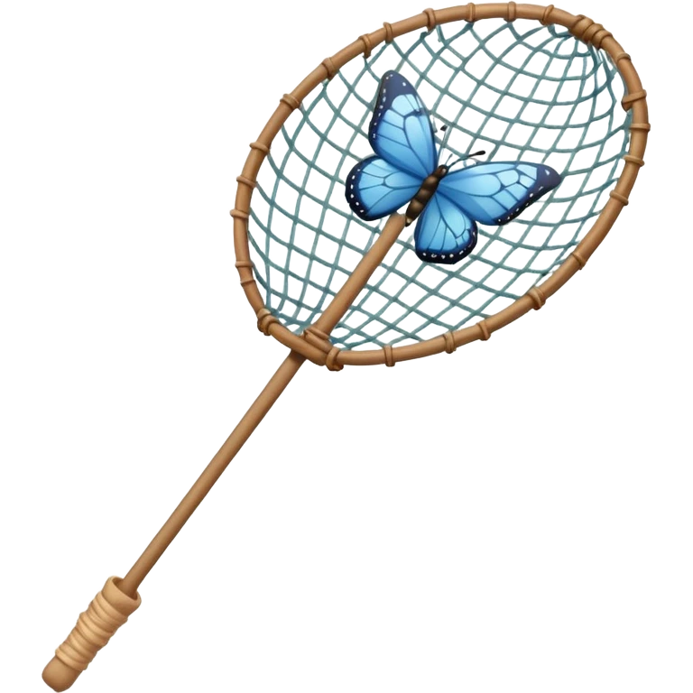 a net on a stick, for catching butterflies emoji