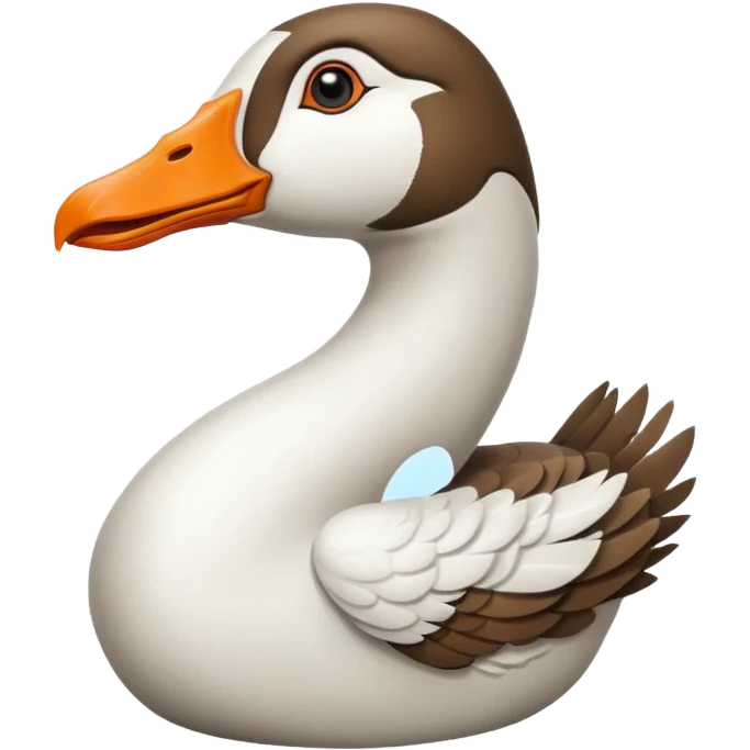 Strong and powerful goose emoji