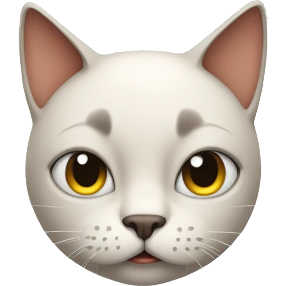Cat being bad emoji