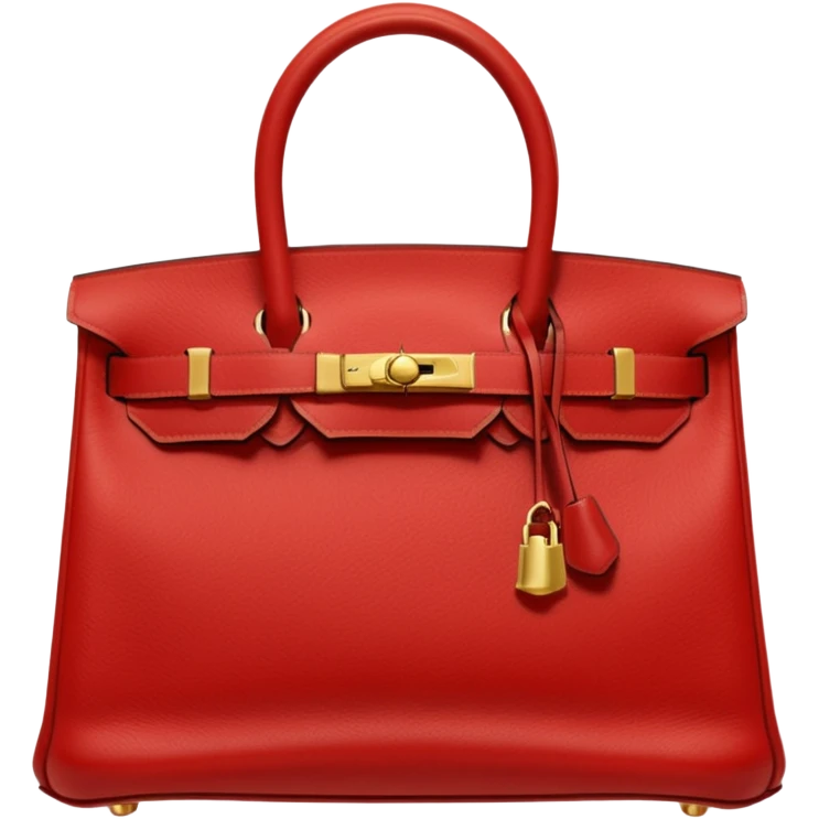 hermes red bag emoji