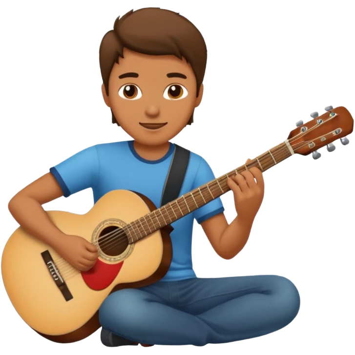 Hombre tocando Guitarra  emoji