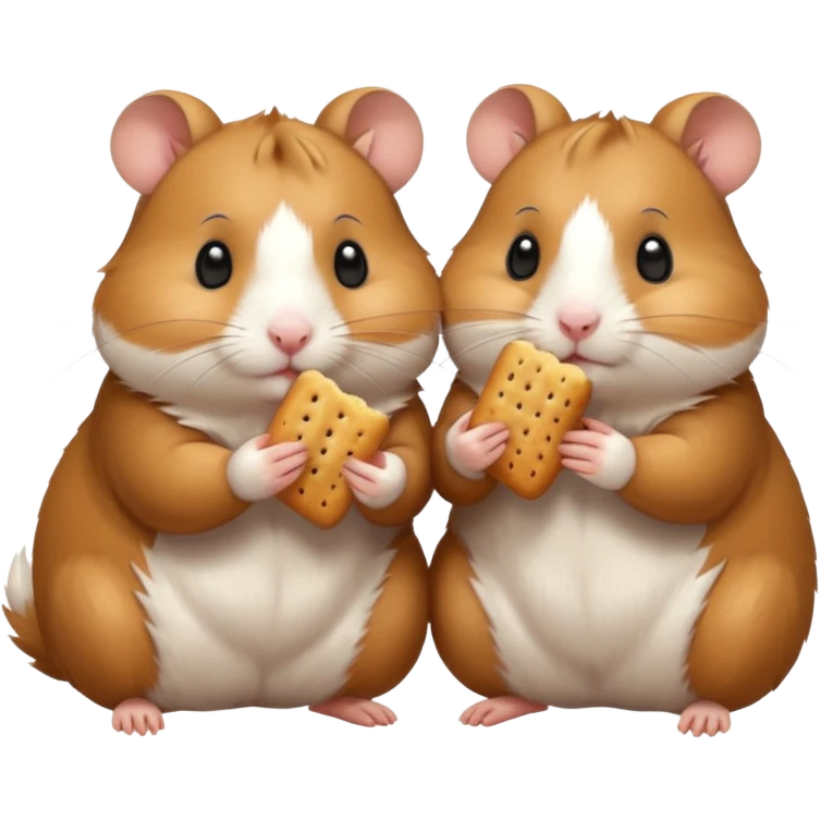 hamsters with snack emoji