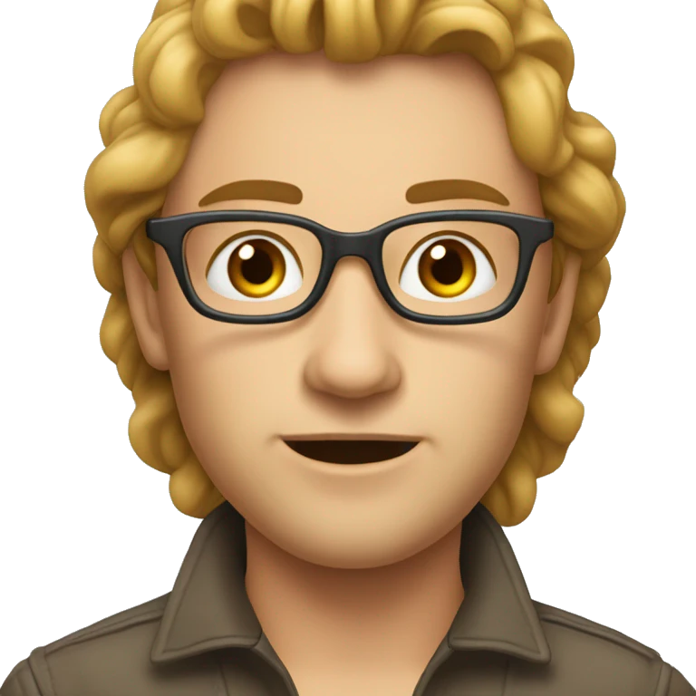Девочка в очках с короткой стрижкой  emoji