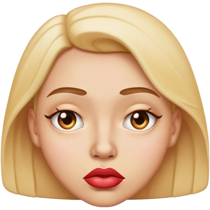 side eye emoji with pursed lips emoji
