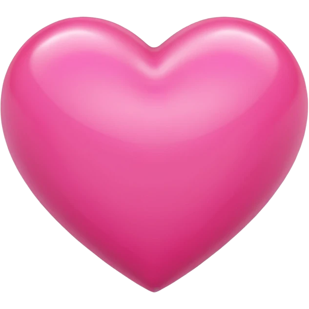 A heart that expresses a deep love for someone. With a pink style. And a 3d look emoji