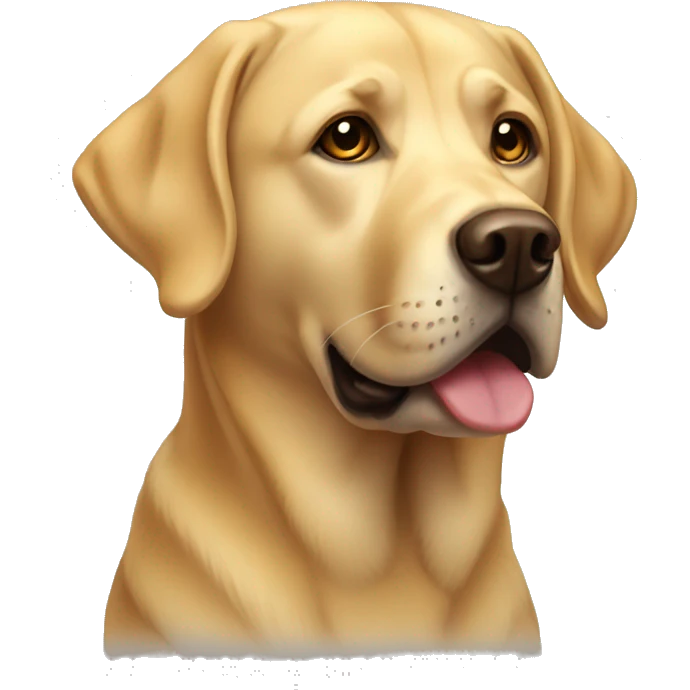 Golden lab emoji