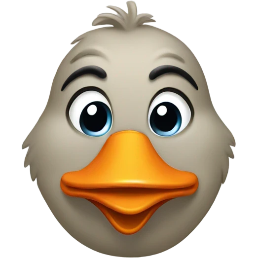 Silly goose emoji
