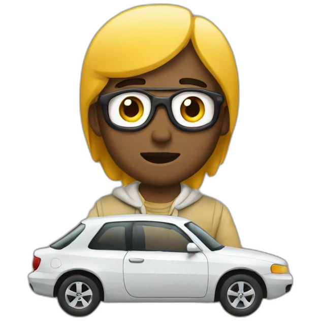 pahad with drive a car  emoji