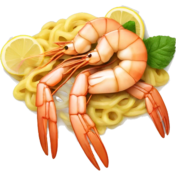 Shrimp scampi emoji