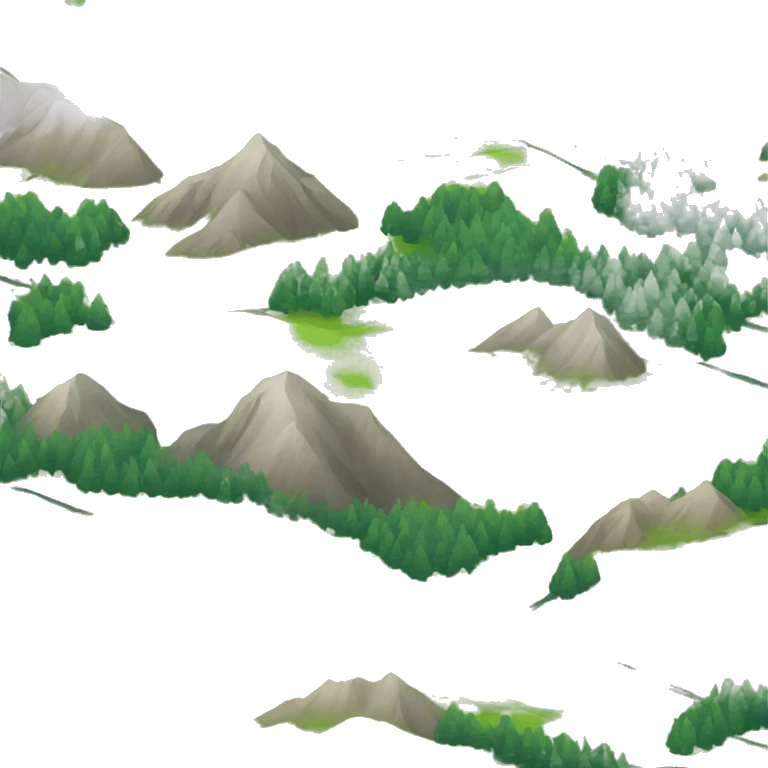mountain countryside emoji