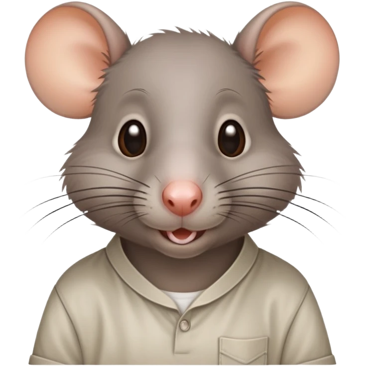 Rat wearing a shirt that says HORRAT emoji