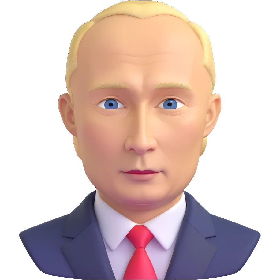 Vladimir Putin portrait emoji