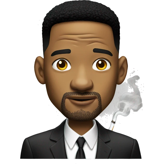 will smith on smoking emoji
