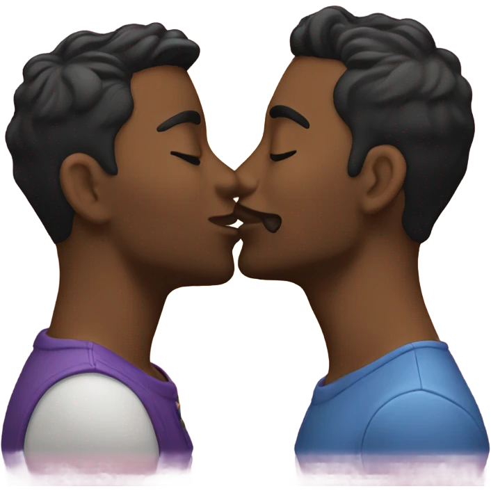Gay kiss emoji