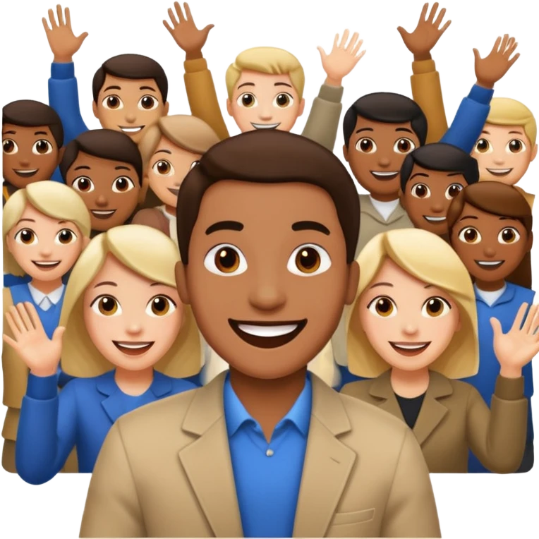 a famous artist collaborates with the audience emoji