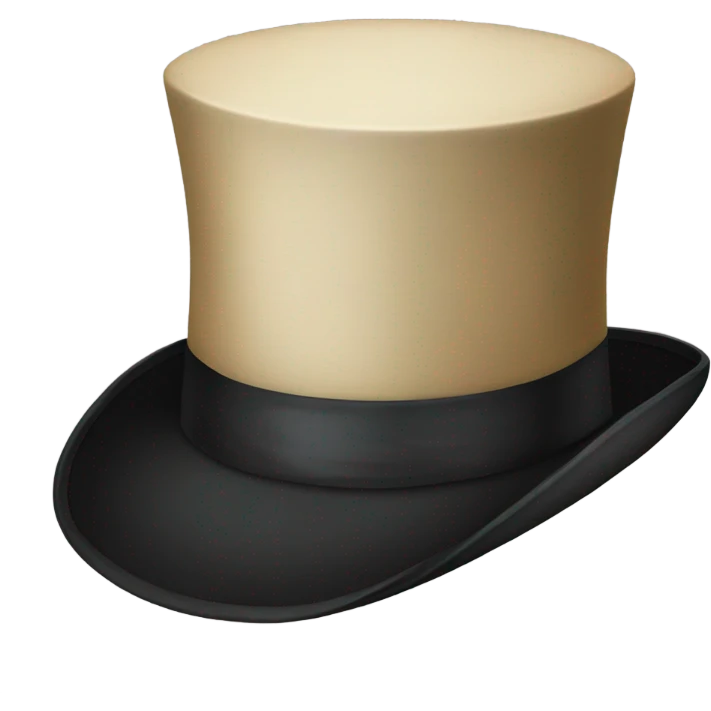 Orthodox jewish hat emoji