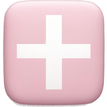 pastel pink first aid emoji