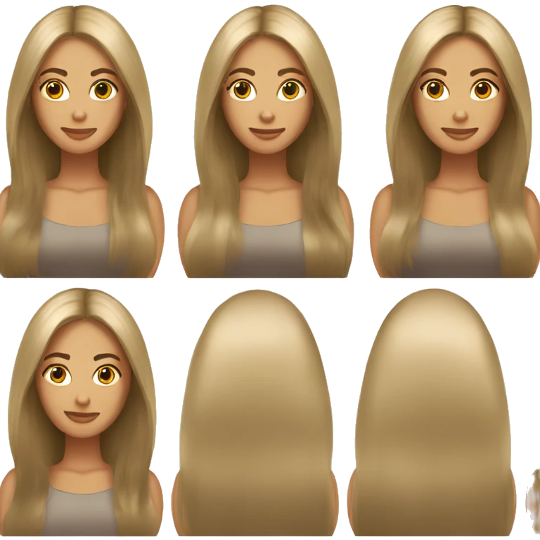 Keratin hair emoji