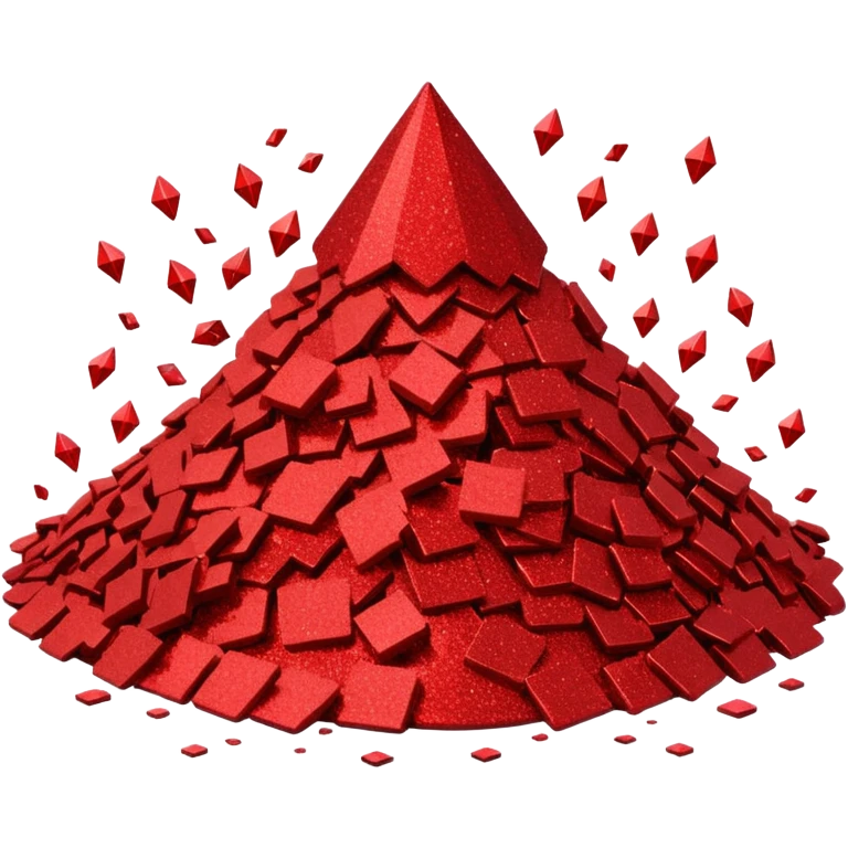 red glitter dead emoji