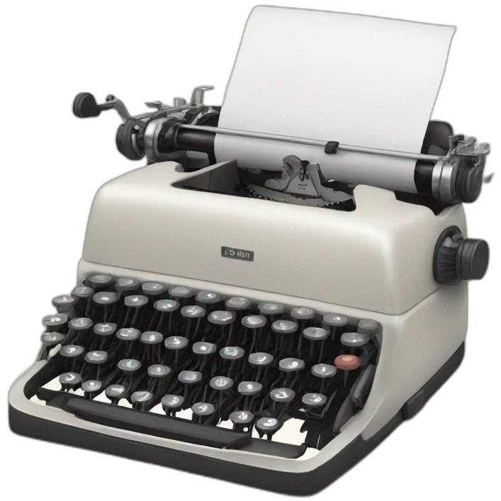 typewriter emoji