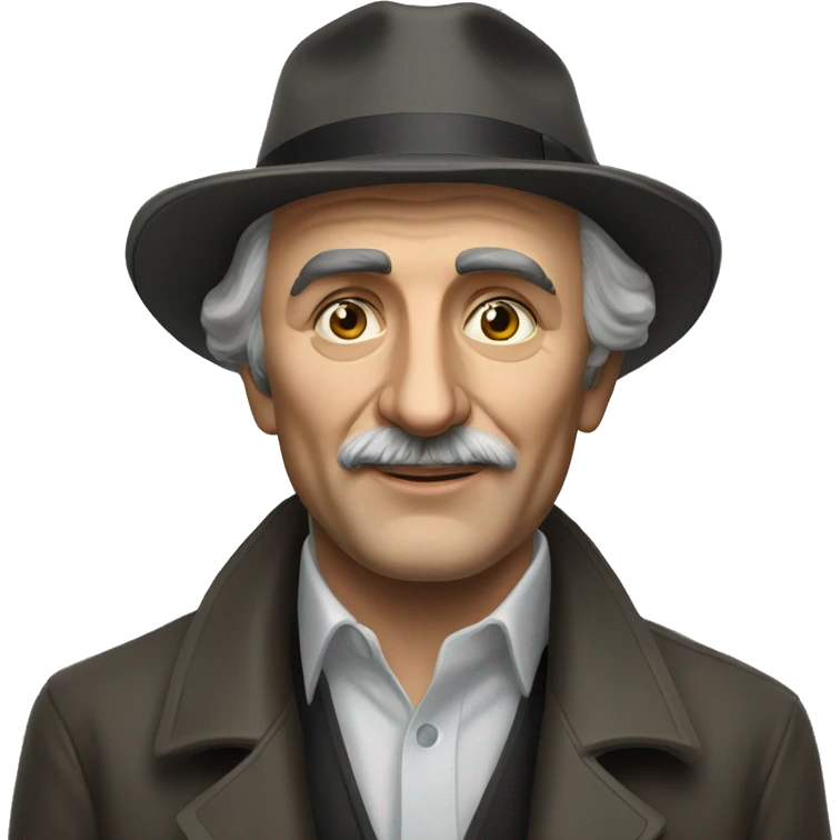 Photorealistic Alexander Kuprin russian writer emoji