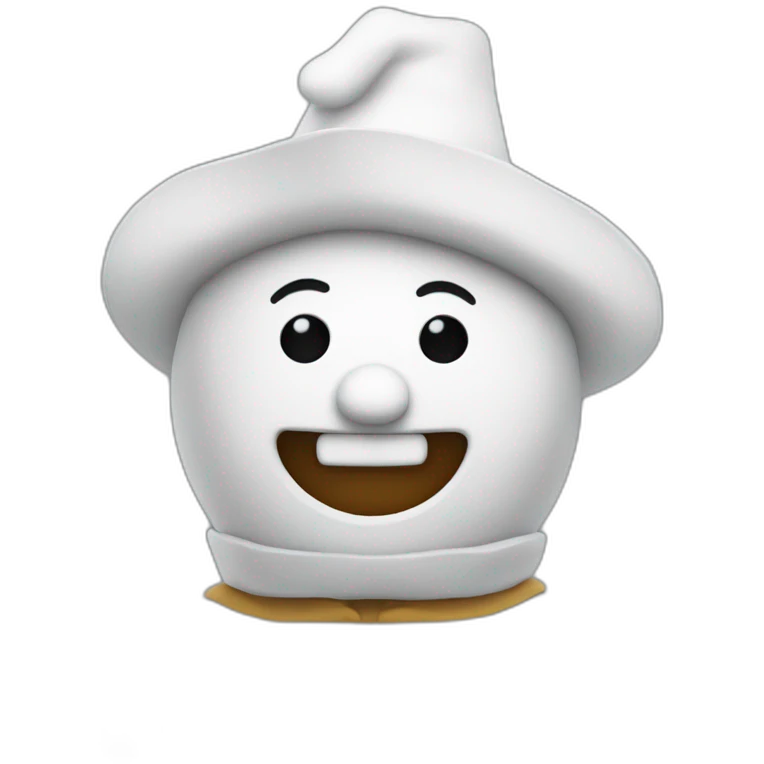 Bonhomme qui pleur mais qui sourit emoji